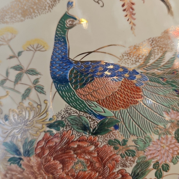 Antique Chinoiserie gold Porcelain handmade lamp - Picture 4 of 17